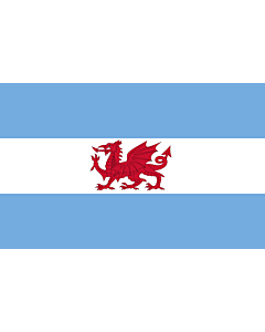 Flag: Puerto Madryn and the Welsh colony in Patagonia