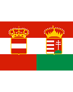 Flag: Civil Ensign of Austria-Hungary 1869—1918