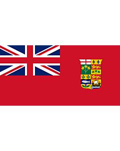 Flag: Canada 1868 Red