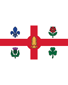 Flag: City of Montreal, Canada