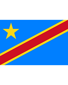 Flag: Congo, the Democratic Republic