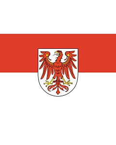Flag: Brandenburg