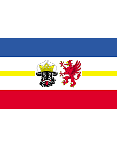 Flag: Mecklenburg-Vorpommern