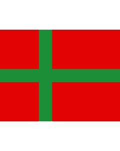 Flag: Unofficial flag of Bornholm  Denmark