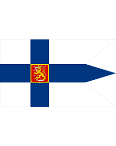 Flag: Finland 1920-1978  Military | Military flag of Finland 1920-1978