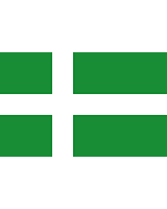Flag: Sami people (unofficial) - the colours (green and white), construction details and dimensions (proportions  10 16, 4-2-4 and 5-2-9) based primarily on the description mentioned at Unofficial flags of Sami People (FOTW) and Sami People (FOTW) 



NOT