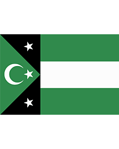 Flag: Independent Government of Western Thrace  AKA Turkish Republic of Western Thrace