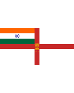 Flag: Naval Ensign of India