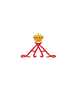 Flag: Personal standard of Prince Alberto II of Monaco