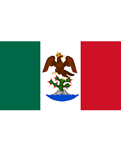 Flag: First Mexican Empire