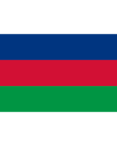 Flag: SWAPO party of Namibia