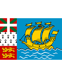 Flag: Saint Pierre and Miquelon