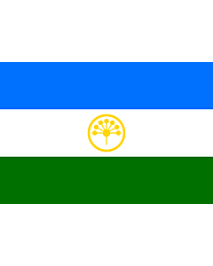 Flag: Republic of Bashkortostan