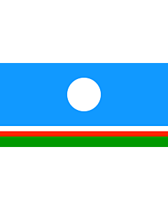 Flag: Sakha (Yakutia) Republic