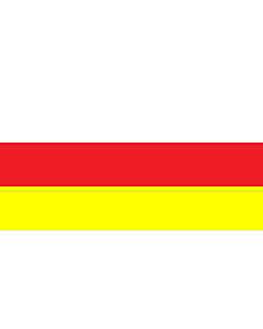 Flag: Republic of North Ossetia-Alania