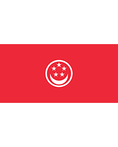 Flag: Civil Ensign of Singapore
