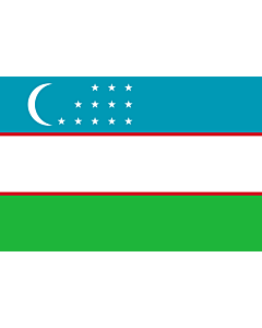 Flag: Uzbekistan