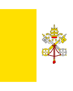 Flag: Holy See (Vatican City State)