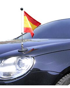  Magnetic Car Flag Pole Diplomat-1.30 Spain